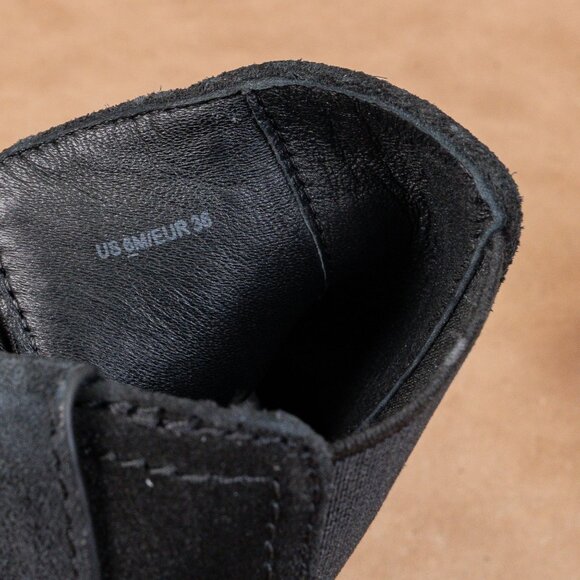 Vince Women Henderson Waterproof Chelsea Black Suede Boots sz 6US EUR 36 - Picture 7 of 8